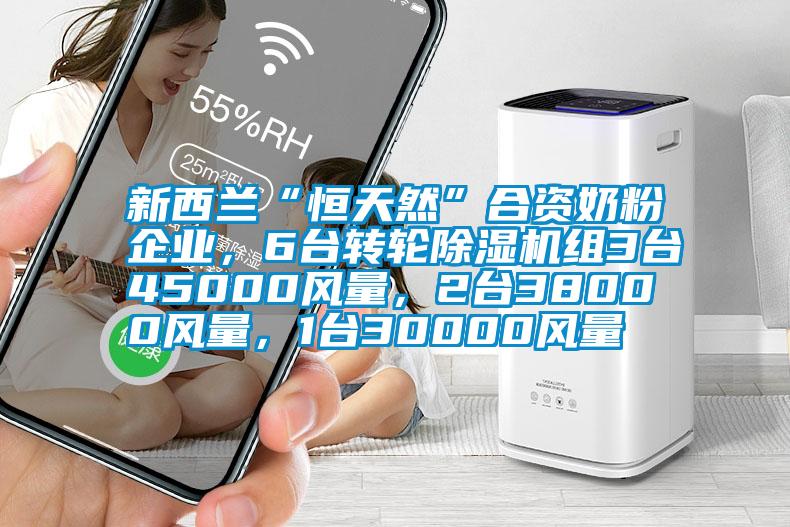 新西蘭“恒天然”合資奶粉企業，6臺轉輪除濕機組3臺45000風量，2臺38000風量，1臺30000風量