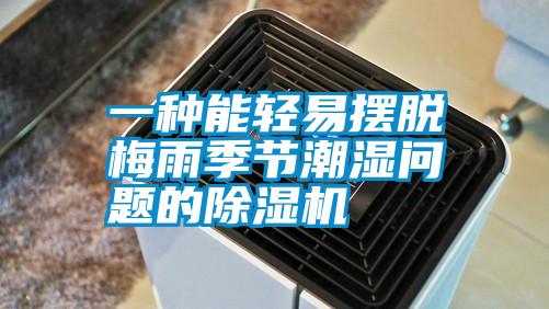 一種能輕易擺脫梅雨季節潮濕問題的除濕機