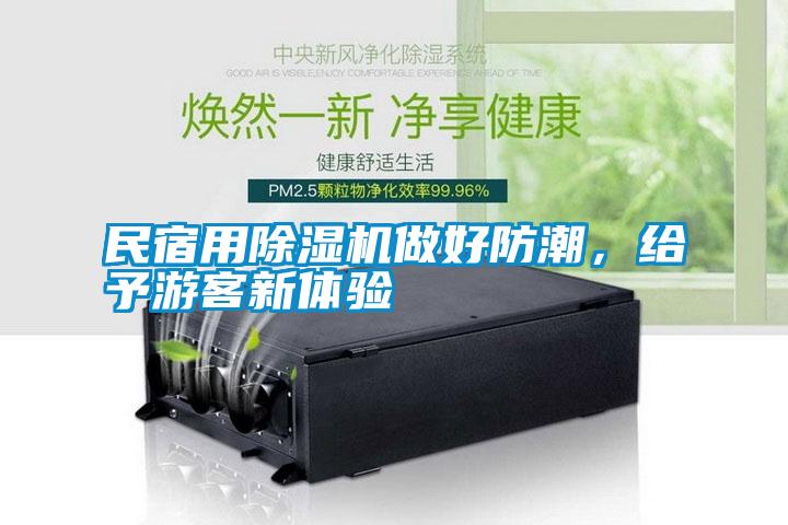 民宿用除濕機做好防潮,給予游客新體驗
