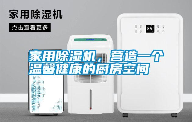 家用除濕機,營造一個溫馨健康的廚房空間