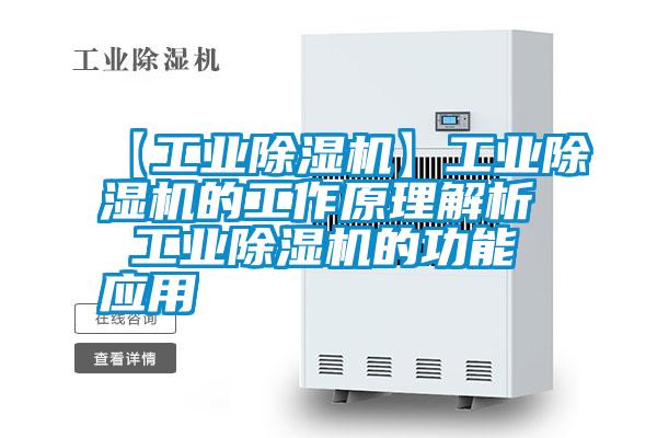 【工業除濕機】工業除濕機的工作原理解析 工業除濕機的功能應用
