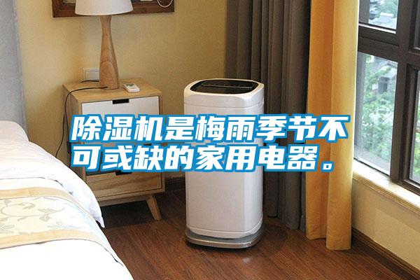 除濕機是梅雨季節不可或缺的家用電器。