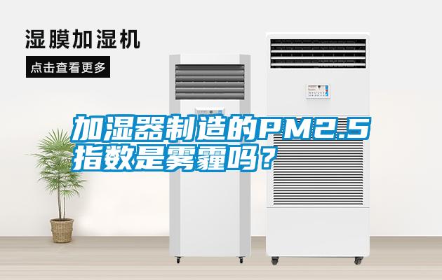 加濕器制造的PM2.5指數(shù)是霧霾嗎？