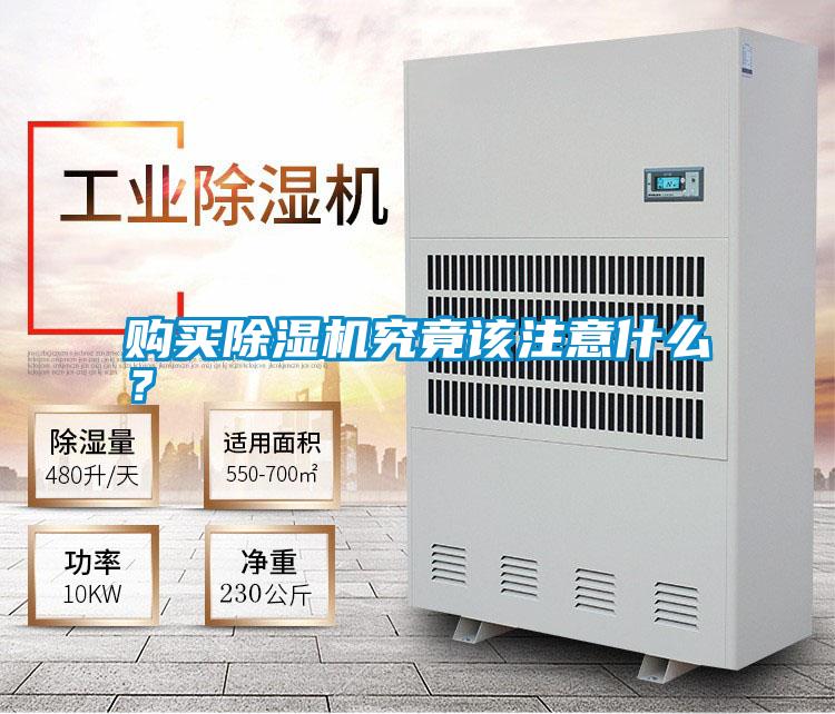 購買除濕機究竟該注意什么?
