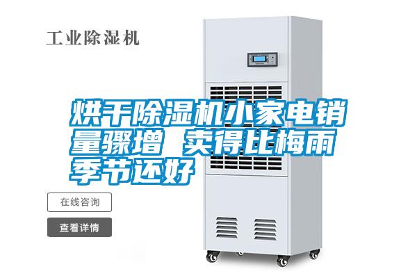 烘干除濕機小家電銷量驟增 賣得比梅雨季節還好