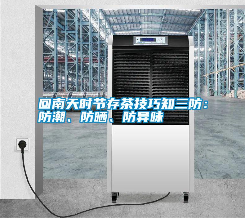 回南天時節(jié)存茶技巧知三防：防潮、防曬、防異味