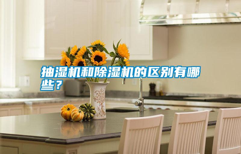 抽濕機(jī)和除濕機(jī)的區(qū)別有哪些？