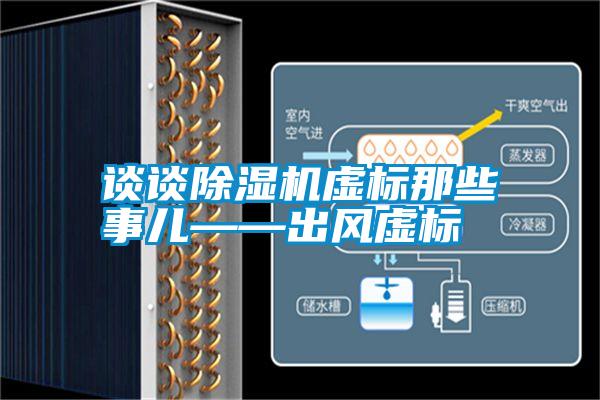 談談除濕機虛標那些事兒——出風虛標