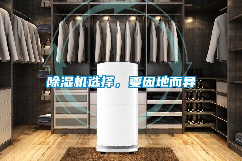 除濕機選擇,要因地而異