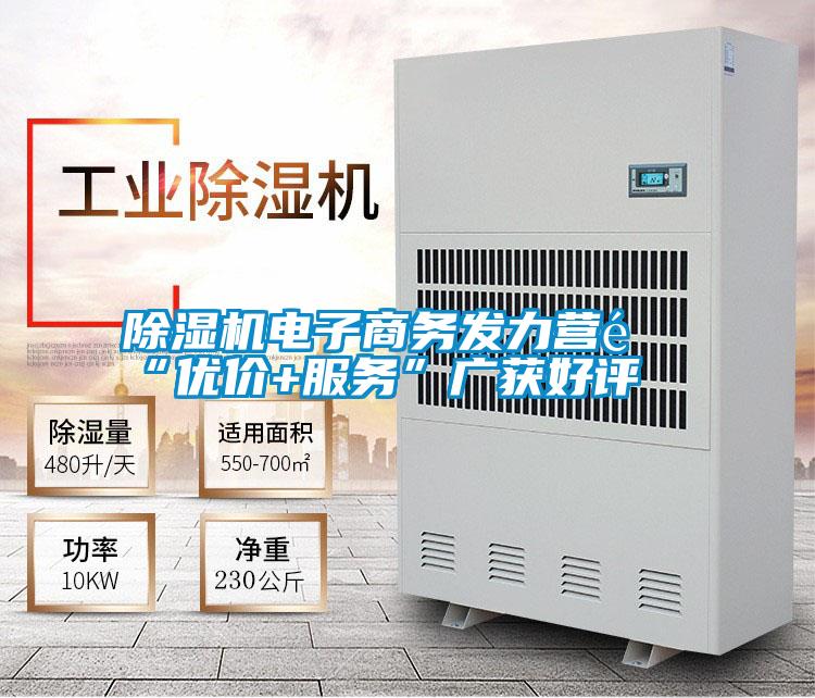 除濕機電子商務發力營銷“優價+服務”廣獲好評