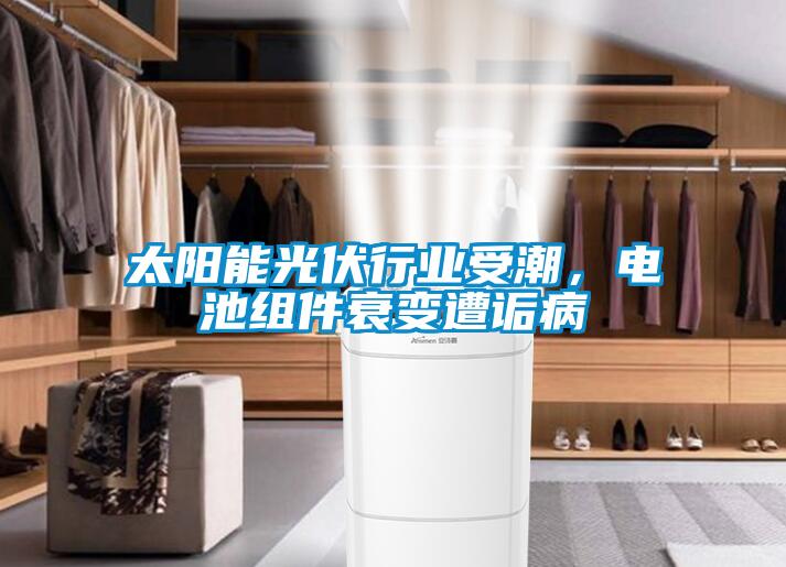 太陽能光伏行業(yè)受潮，電池組件衰變?cè)庠嵅?/></p>
<p style=