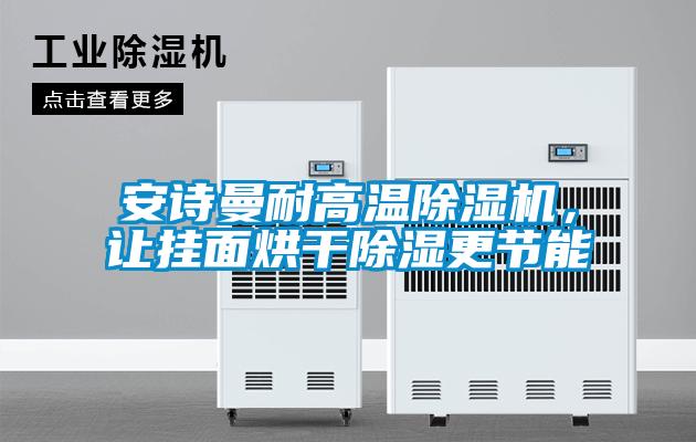 安詩曼耐高溫除濕機(jī),讓掛面烘干除濕更節(jié)能