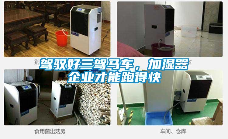 駕馭好三駕馬車,加濕器企業才能跑得快