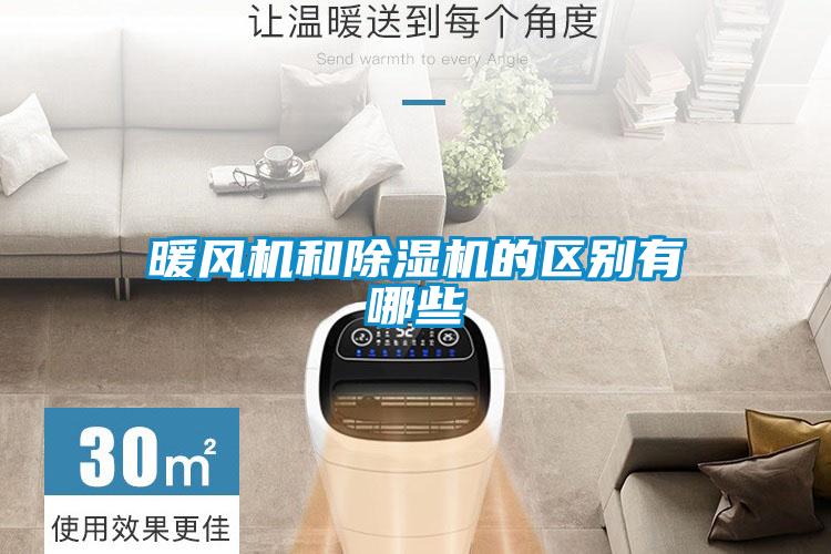 暖風機和除濕機的區(qū)別有哪些
