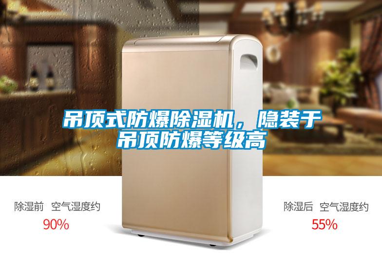 吊頂式防爆除濕機,隱裝于吊頂防爆等級高