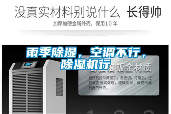 雨季除濕，空調(diào)不行，除濕機行