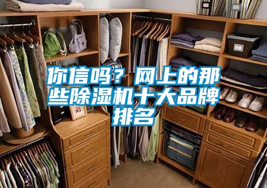 你信嗎？網(wǎng)上的那些除濕機十大品牌排名