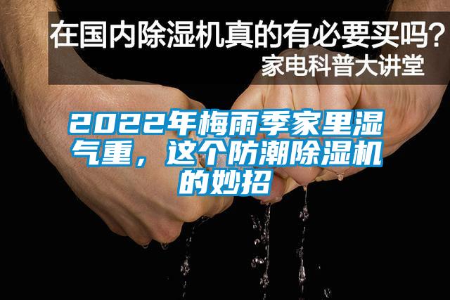 2022年梅雨季家里濕氣重，這個防潮除濕機的妙招