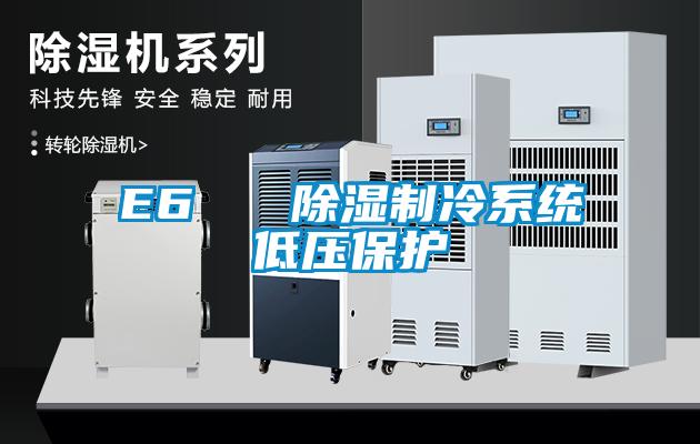 E6 除濕制冷系統低壓保護