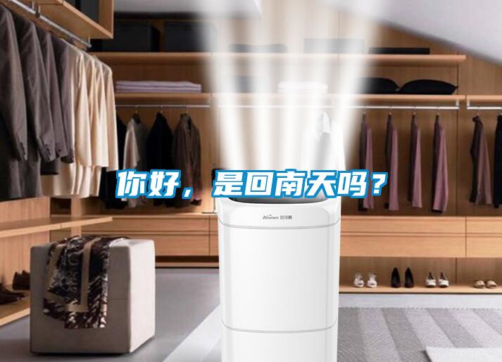 你好,是回南天嗎?