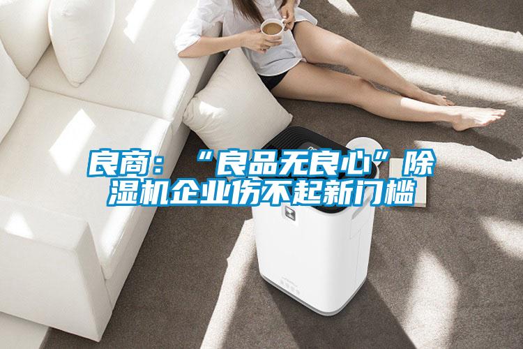良商：“良品無(wú)良心”除濕機(jī)企業(yè)傷不起新門檻