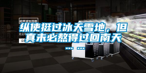 縱使挺過冰天雪地,但真未必熬得過回南天……