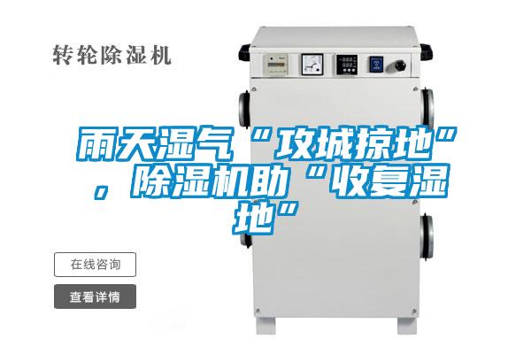 雨天濕氣“攻城掠地”，除濕機(jī)助“收復(fù)濕地”