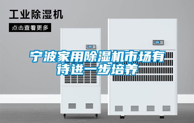 寧波家用除濕機市場有待進一步培養