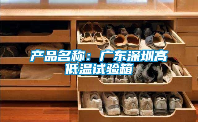 產品名稱:廣東深圳高低溫試驗箱