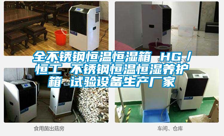 全不銹鋼恒溫恒濕箱 HG／恒工 不銹鋼恒溫恒濕養護箱 試驗設備生產廠家
