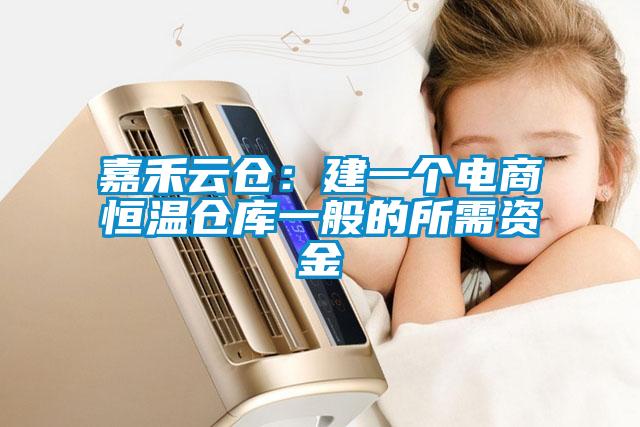 嘉禾云倉:建一個電商恒溫倉庫一般的所需資金
