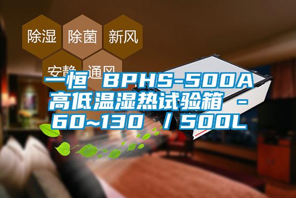 一恒 BPHS-500A高低溫濕熱試驗箱 -60~130℃/500L