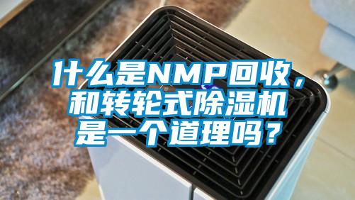 什么是NMP回收,和轉輪式除濕機是一個道理嗎?