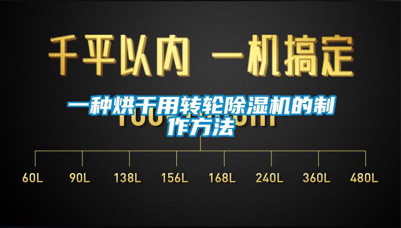 一種烘干用轉輪除濕機的制作方法