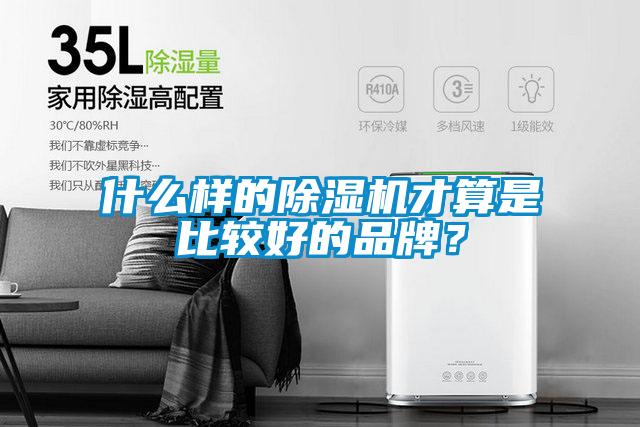 什么樣的除濕機(jī)才算是比較好的品牌?