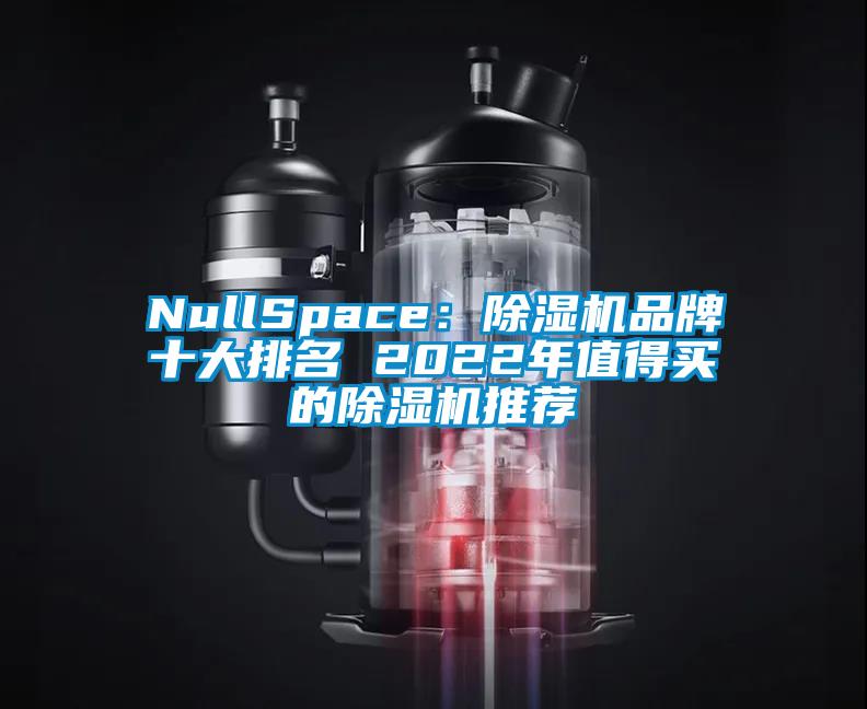NullSpace:除濕機品牌十大排名 2022年值得買的除濕機推薦