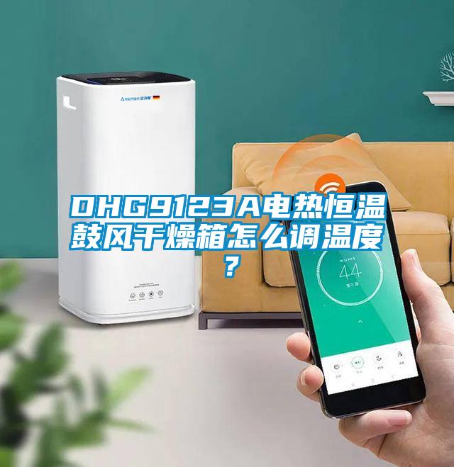 DHG9123A電熱恒溫鼓風干燥箱怎么調溫度？