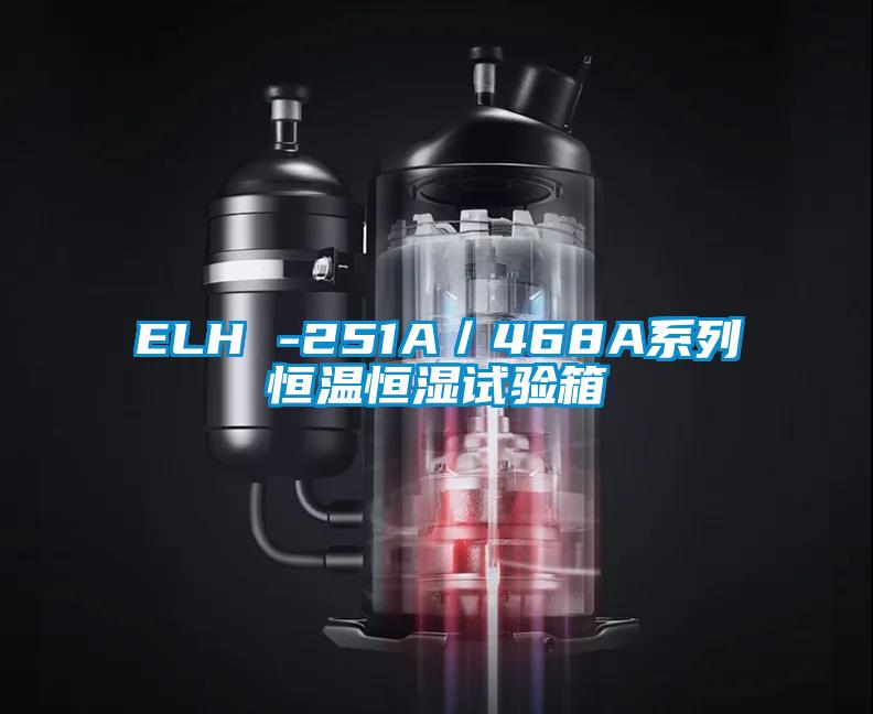 ELH -251A/468A系列恒溫恒濕試驗箱