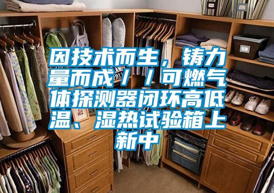 因技術而生,鑄力量而成//可燃氣體探測器閉環高低溫、濕熱試驗箱上新中