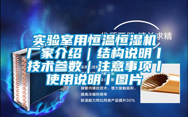 實驗室用恒溫恒濕機廠家介紹|結構說明丨技術參數|注意事項丨使用說明丨圖片