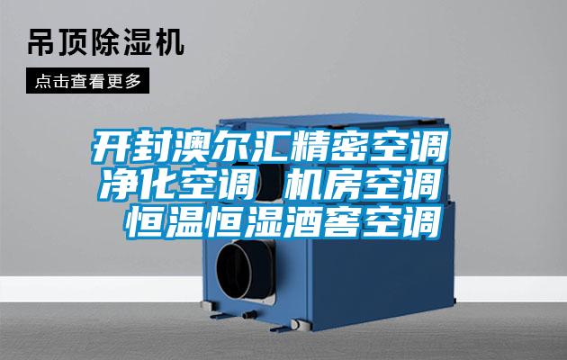開封澳爾匯精密空調 凈化空調 機房空調 恒溫恒濕酒窖空調
