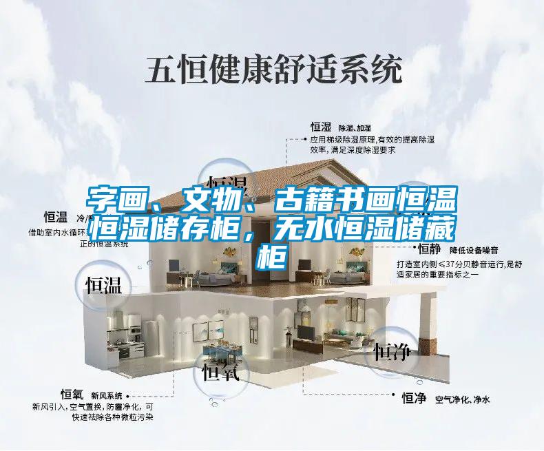 字畫、文物、古籍書畫恒溫恒濕儲存柜,無水恒濕儲藏柜
