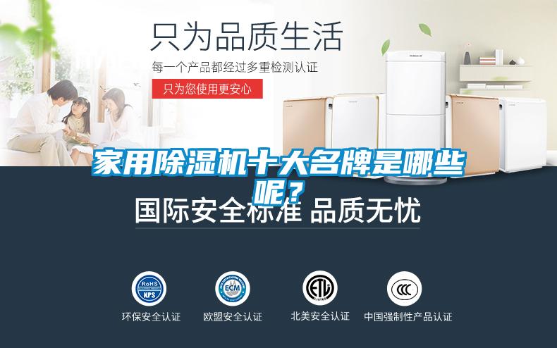 家用除濕機十大名牌是哪些呢?