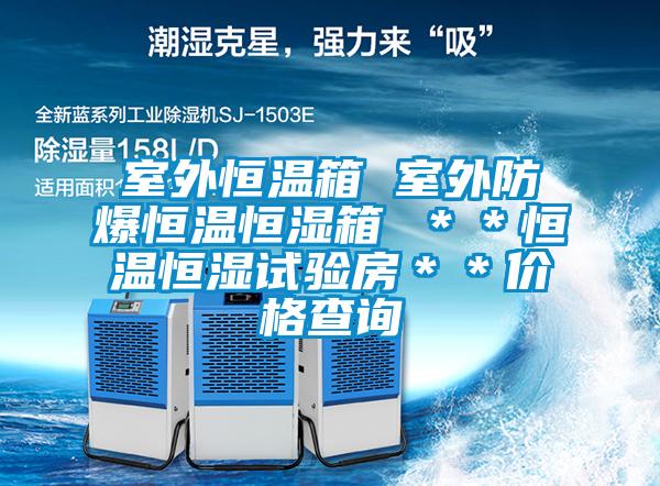 室外恒溫箱 室外防爆恒溫恒濕箱 ＊＊恒溫恒濕試驗房＊＊價格查詢