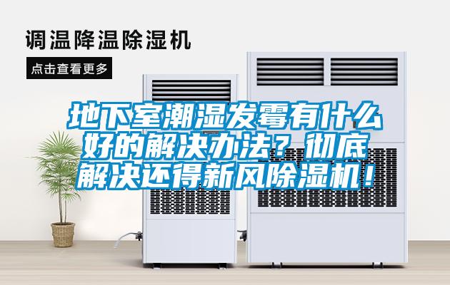 地下室潮濕發(fā)霉有什么好的解決辦法？徹底解決還得新風(fēng)除濕機(jī)！