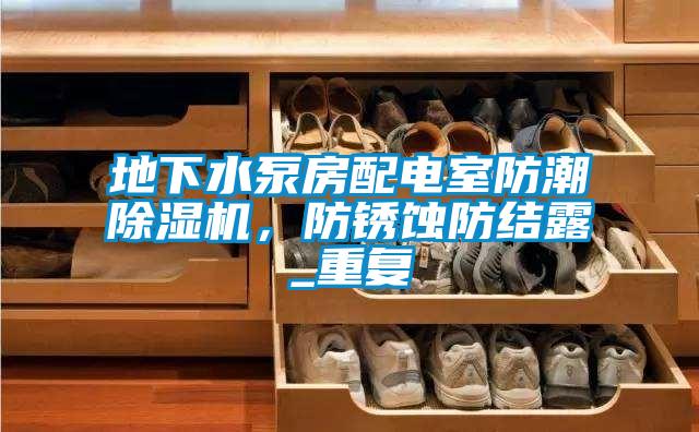 地下水泵房配電室防潮除濕機,防銹蝕防結(jié)露_重復(fù)