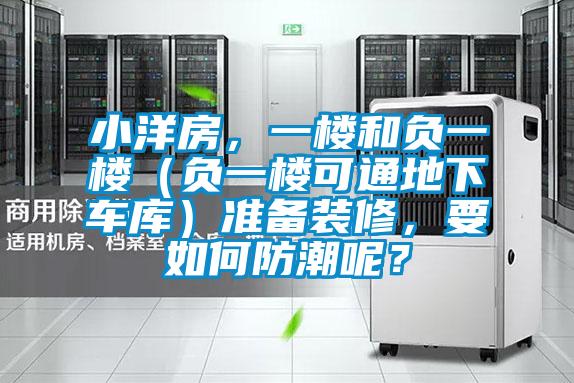 小洋房,一樓和負一樓(負一樓可通地下車庫)準備裝修,要如何防潮呢?