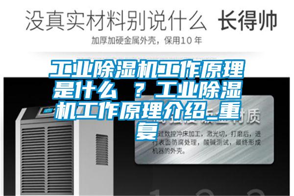 工業除濕機工作原理是什么 ?工業除濕機工作原理介紹_重復