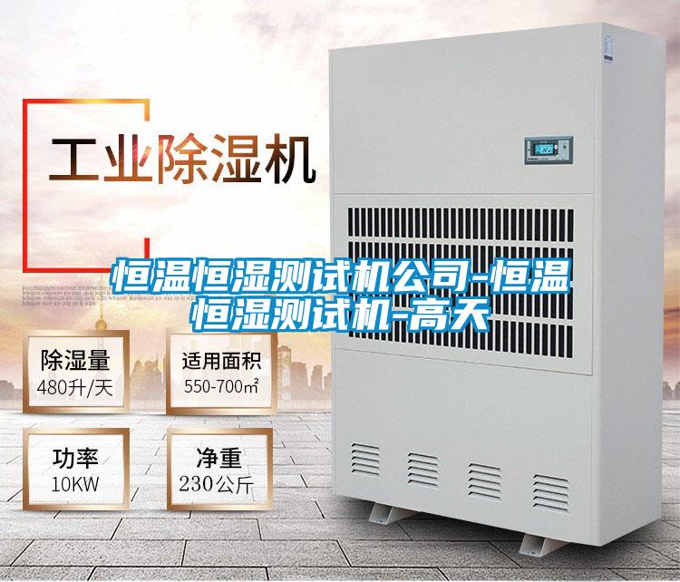 恒溫恒濕測試機公司-恒溫恒濕測試機-高天