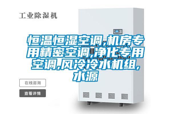 恒溫恒濕空調,機房專用精密空調,凈化專用空調,風冷冷水機組,水源